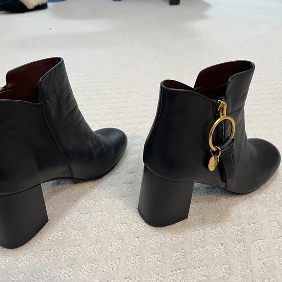 See by Chloe Booties, Sz 7.5, black - Picture 7 of 13